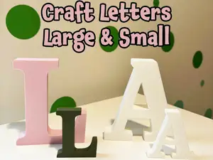 Craft or Sign letters (Large and small)