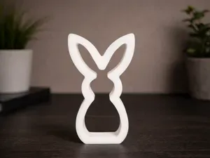 Minimalist Easter Bunny Decor