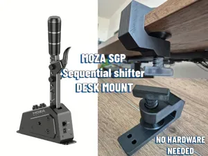 Desk mount for MOZA SGP Shifter - no Extra HW