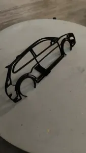 Volvo c30 2d wall art