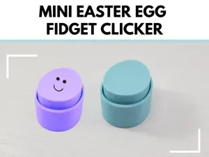Kawaii Mini Easter Egg Keyboard Clicker Fidget Toy