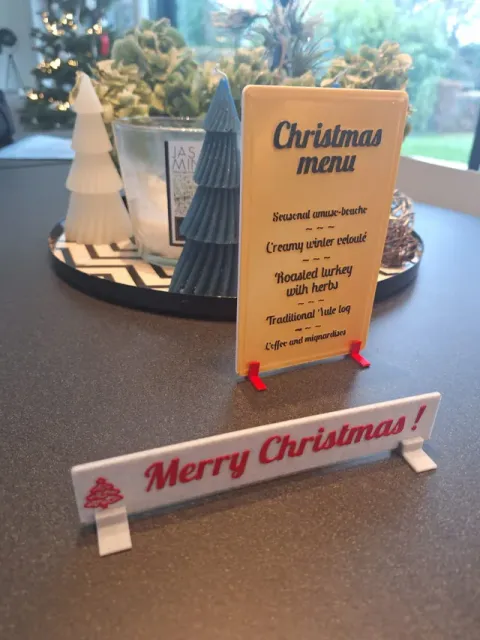 Party Table Menu — Christmas , Wedding , Birthday — Фото 3 из 8