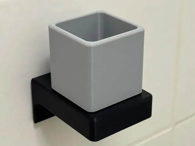 Wall Mounted Toothbrush Holder with Removable Cup — Фото 9 из 9