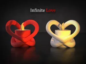 Infinite Love Candle Holder ! valentines day