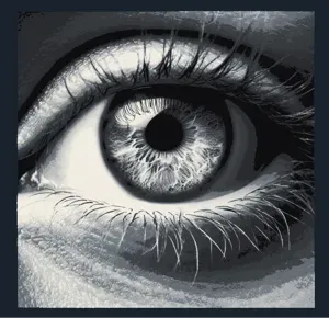 The Eye - Hueforge 4 color filament painting