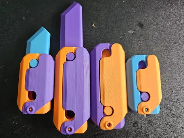 Longer Tiktok Gravity knife( Various styles )长款萝卜刀 — Фото 3 из 6