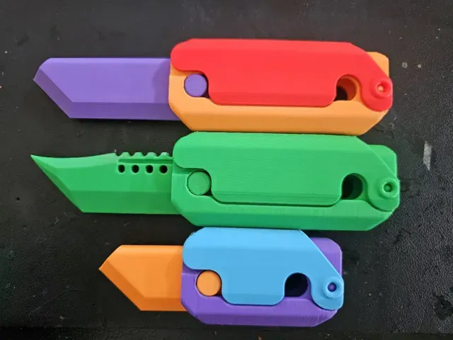 Longer Tiktok Gravity knife( Various styles )长款萝卜刀 — Фото 2 из 6