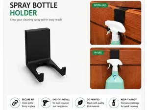 Over Door Spray Bottle Holder | Cabinet Organizer