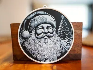 Santa Christmas Ornament