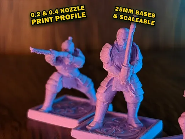 Samurai 4 Pack - Supportless 28mm Minis — Фото 3 из 7