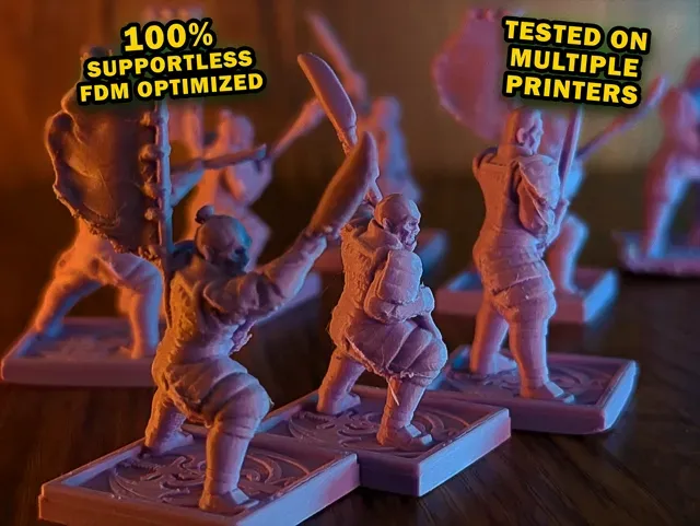 Samurai 4 Pack - Supportless 28mm Minis — Фото 5 из 7