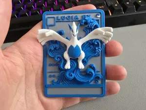 3D Lugia TCG Sammelkarte