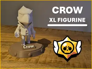 Crow | XL Brawl Stars Figurine (No AMS)