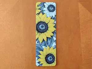 Sunflowers Bookmark - Hueforge