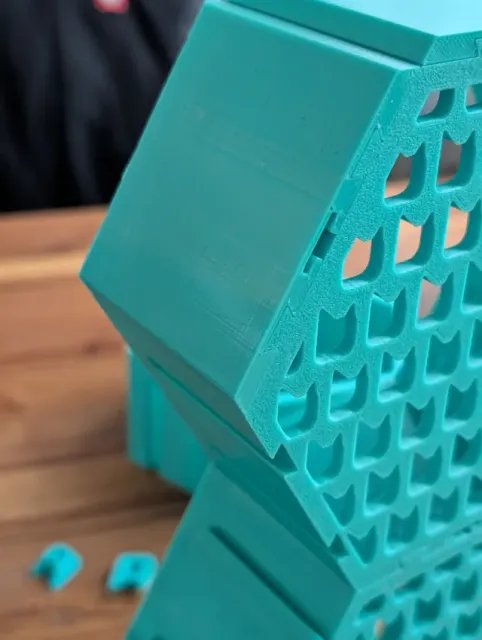 Hexagon Tonie Shelf: Modular & Magnetic System — Image 6 of 10