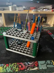 Pencil and Brushes Table Stand