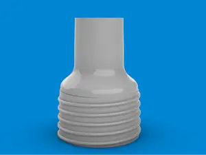 Dust collector hose to ShopVac hose adapter