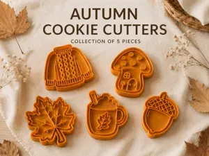 Autumn Cookie Cutter Collection | 5 Designs