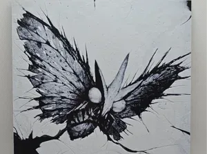 Creepy Pokemon Series - Venomoth (Hueforge)