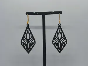 Aretes Joyas de Encaje Floral