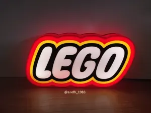 Brick Building Block Lightbox LED Lamp