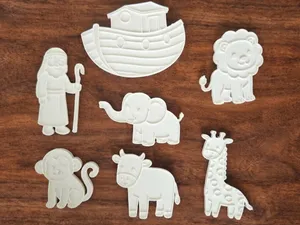 Kit para colorir Arca de Noé Cristão