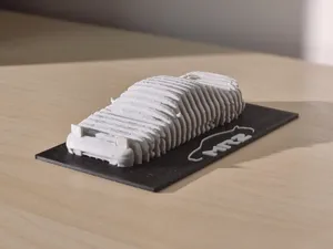 Toyota MR2 Layered Car Model