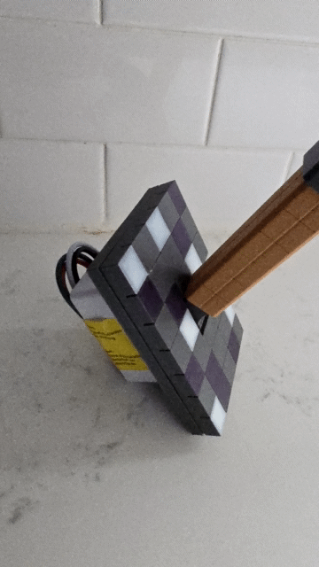 Minecraft Light Switch Cover - US Rocker Switch