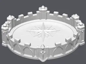 Gothic Citadel Tray – Medieval Fortress Catch-All