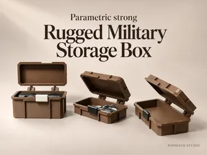 Parametric  strong Rugged Military Storage Box 