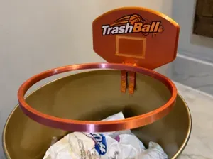 Trash Can Basketball - Trash can hoop attachment