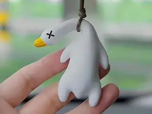 Goose Car Mirror Pendant