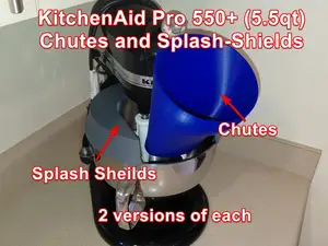 Kitchen Aid Chute and Splash Shield