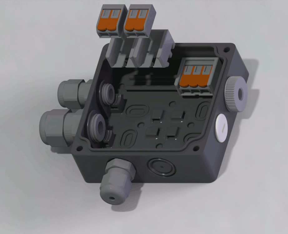 Junction Box with WAGO Inserts
