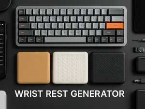 Wrist Rest Generator – Comfort Tailored to You