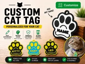 Fully Custom Cat Tag