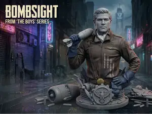 Bombsight - The Boys High-Detail 3D Printable Bust