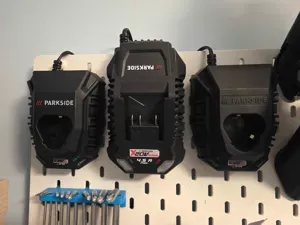 Parkside 12V & 20V Charger Holder for IKEA SKÅDIS