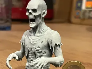miniature buste zombi homme