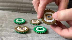 Minecraft Spinner – Creeper vs. Steve