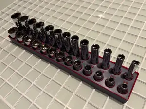 Icon 1/2" Drive SAE Gridfinity Socket Tray