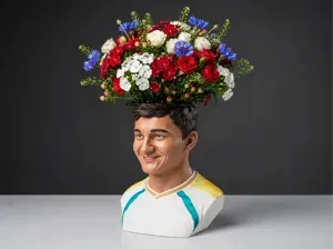 Abudokodir Khusanov Bust Vase & Pen Holder/Planter