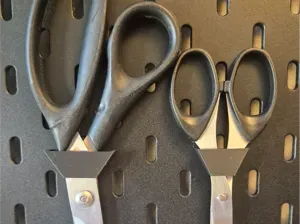 Minimalist Scissor Holder System for IKEA Skådis