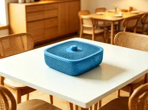 220mm方形镂空收纳盒带盖(Square hollow storage box with lid)