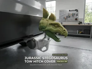 Stegosaurus Dinosaur Tow Hitch Cover
