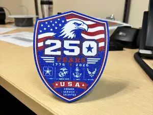 Patriotic Shield Hitch Cover