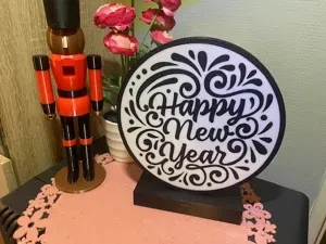 New Year 2025 Lamp Ball Lantern Ball Led Ring Lamp