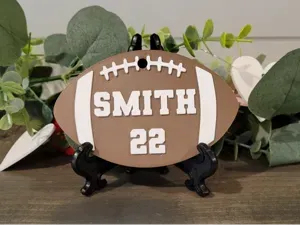 Football Bag Tag/Keychain