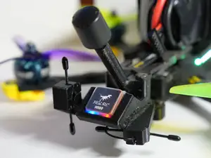 Dual ELRS+GPS + O3 antenna mount: Speedybee M5 V2