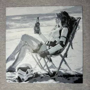 Female Stormtrooper on the Beach